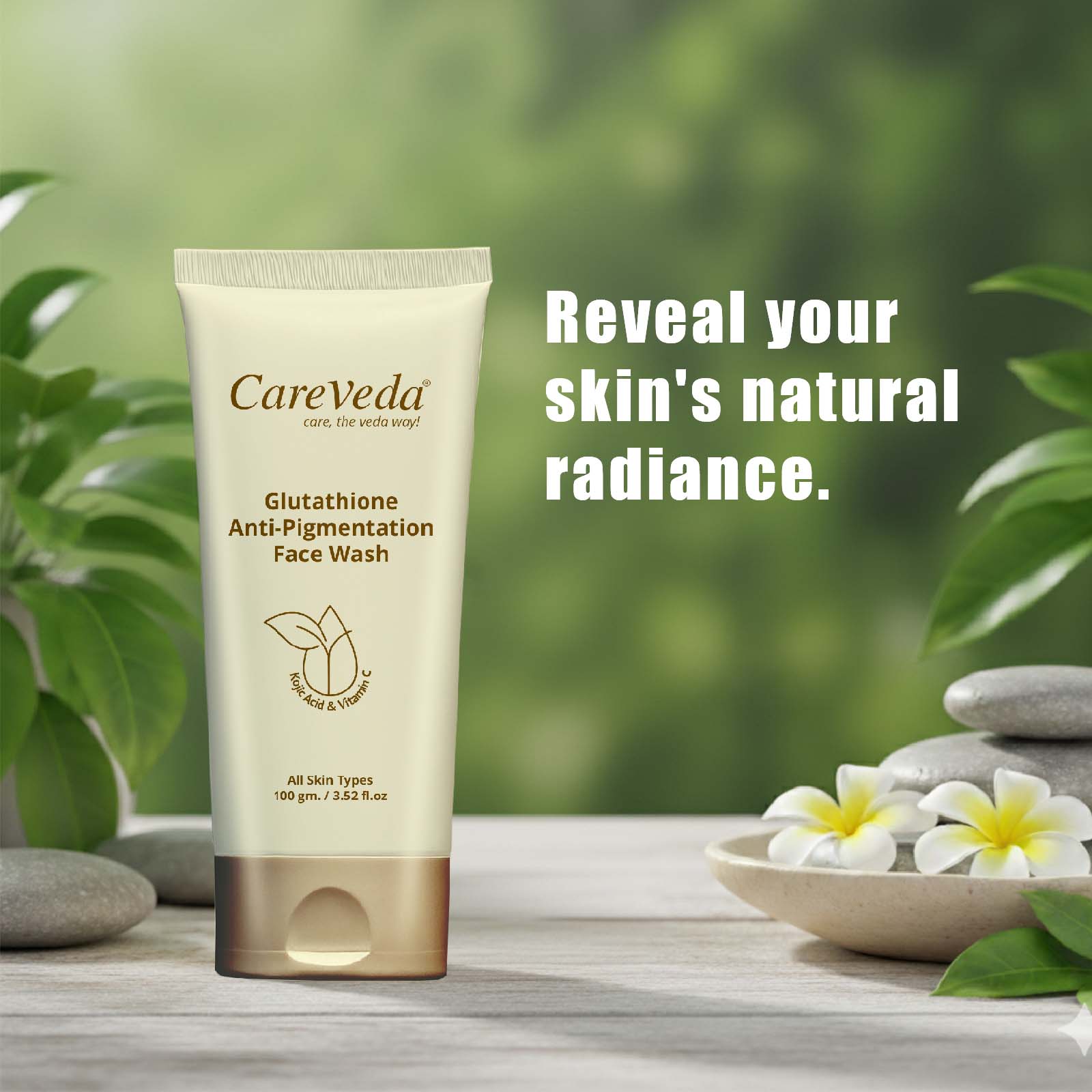 CareVeda Glutathione Anti-Pigmentation Face Wash 100gm