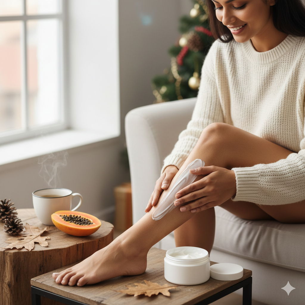 Papaya Body Lotion for Hands and Legs in Winter: Real Care for Dry Indian Skin