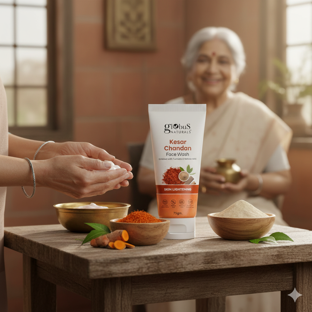 Why Your Dadi Was Right: The Kesar & Chandan Face Wash Hack That Actually Works (And It’s Under ₹100)