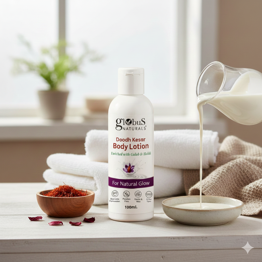 Winter Skin Care with This Doodh Kesar Body Lotion
