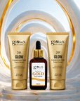 24K Gold Glow Trio 3 Step Skincare Kit