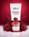 Red Wine Anti-Ageing Peel Off Mask for Glowing & Youthful Skin | Boosts Elasticity & Firmness | Deep Hydration | Improves Skin Texture & Skin Barrier | Anti-Aging Face Mask for Women & Men | 75g