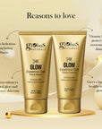 24K Gold Glow 2 Step Skincare Combo – Face Wash & Face Cream