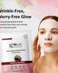 Globus Naturals Anti Aging Youth Elixir Sheet Mask, 25gm