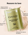 CareVeda Tone & Glow Anti Pigmentation Sheet Mask, 25gm