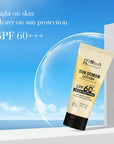 Globus Naturals Sunscreen Lotion SPF 60+++ Broad Spectrum UVA & UVB Protection, Safe & Non-Toxic 50gm