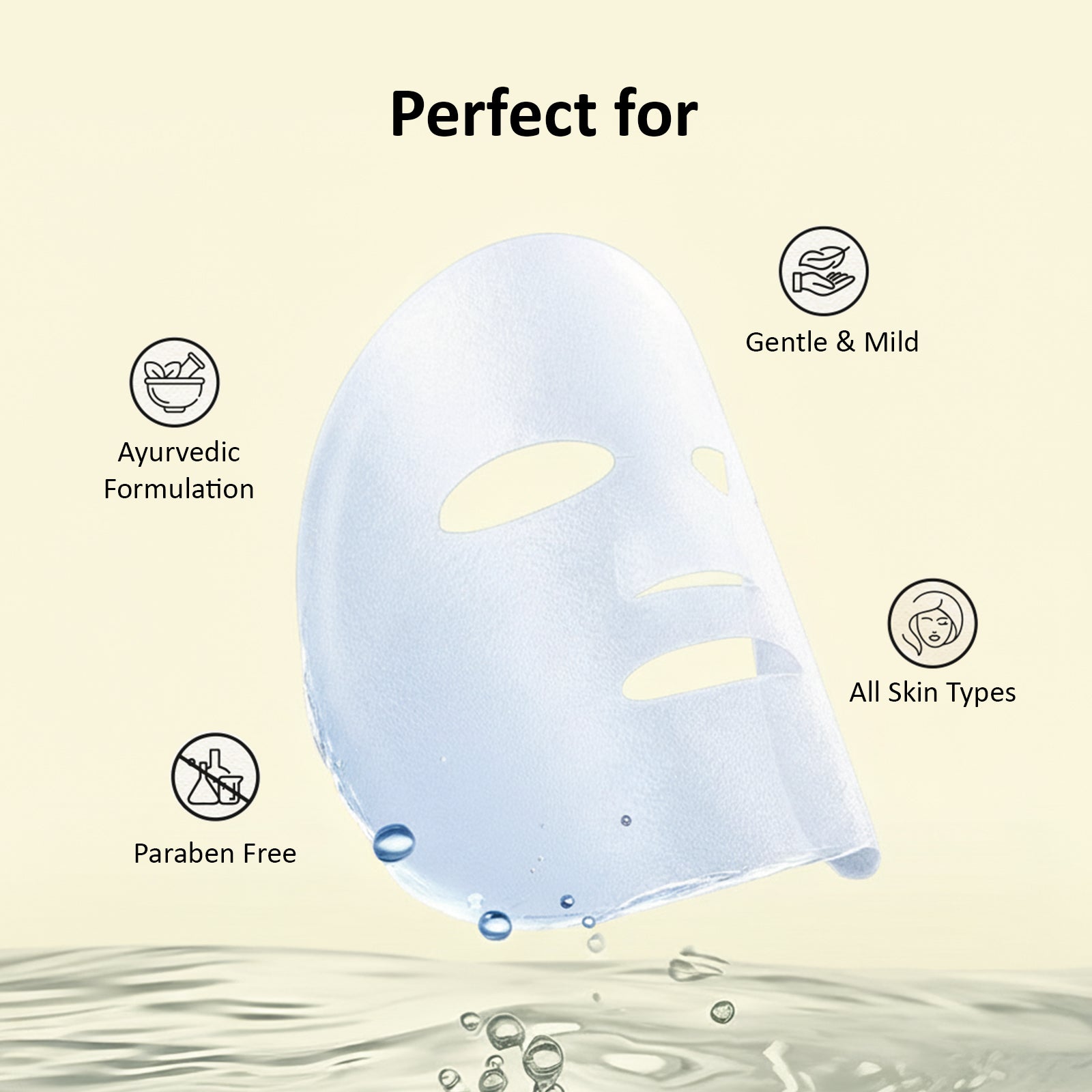 Globus Naturals Aqua Bliss Hydrating Sheet Mask, 25gm