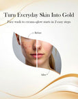 24K Gold Glow 2 Step Skincare Combo – Face Wash & Face Cream