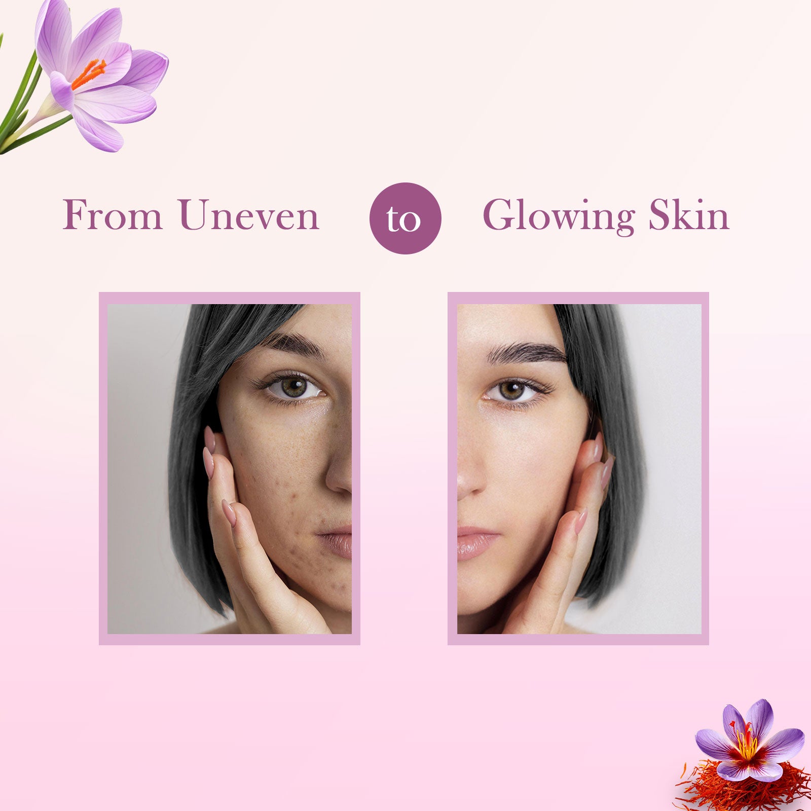 Globus Naturals Ayurvedic Kumkumadi 6-Step Glow Facial Kit | 40gm