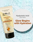 Globus Naturals Hyaluronic Acid Face Wash Refresh, Replenish Radiate Skin For All Skin Types 50gm