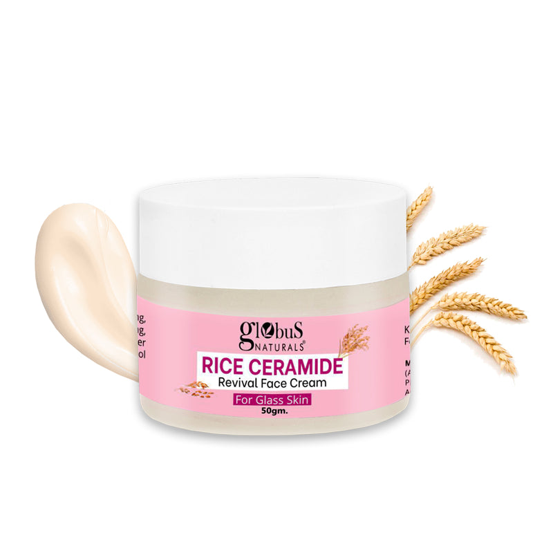 Rice Ceramide Revival Face Cream For Korean Glass Skin, 50 gm