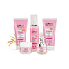 Rice Radiance Combo For Korean Glass Skin, Set of 5 - Face Wash, Face Serum, Face Toner, Face Scrub, Peel off Mask