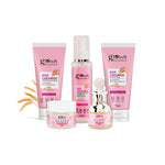 Rice Radiance Combo For Korean Glass Skin, Set of 5 - Face Wash, Face Serum, Face Toner, Face Scrub, Peel off Mask