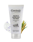 CareVeda Glycolic & 1% Salicylic Acid Face Wash for Acne & Oil Control 100ml