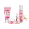 Rice Radiance Combo For Korean Glass Skin, Set of 4 - Face Wash, Face Cream, Face Serum, Face Toner