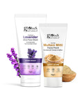 Globus Naturals Face Care Combo Set of 2- Lavender Face Wash 75gm and Multani Mitti Face Pack 50 gm