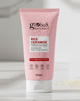 Globus Naturals Rice Ceramide Face Wash For Korean Glass Skin Glow Suitable For All Skin Types, 100gm