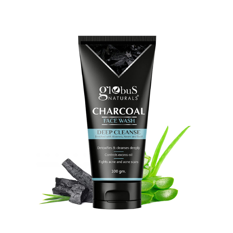Acitivated Charcoal Face Wash for Deep Cleanse, Oil Control, Anti-Acne & Pimples, Blackhead Removal Face Wash (100 g)