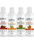 Body Lotion Combo Set of 4, Kesar Chandan, Vitamin C & Mix Fruit, Papaya Body Lotion, 400ml