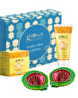 Globus Naturals Dazzling Diwali Gift Box Set of 2 De-Tan Face Cream 100 gm & Facial Kit 40 gm