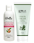 Globus Naturals Skin Nectar Body Care Combo Daily Moisturzing Body Lotion & Crack Cream