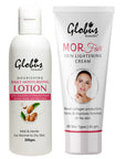 Globus Naturals Glow & Go Body Care Combo Daily Moisturzing Lotion & Morfair Cream