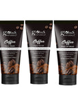 Globus Naturals Coffee Trio Kit For Skin Brightening - Face Wash, Face Scrub & Peel Off Mask, Set of 3, All Skin Types