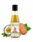 CareVeda Almond Bliss Hair Oil, Enriched with Harar and Coconut oil Suitable For All Hair Types 100ml