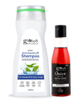 Globus Naturals Hair Care Combo-Anti Dandruff Shampoo 200ml & Onion Hair Oil 100gm