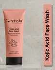 CareVeda Kojic Acid Face Wash For Reduces Dark Spots & Pigmentation Suitable For All Skin Types 100gm