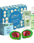 Globus Naturals Dazzling Diwali Gift Box Set of 3 Green Tea & Tea Tree Face Wash 75 gm, Cucumber Toner 100 ml & Anti Acne Facial Kit 40 gm