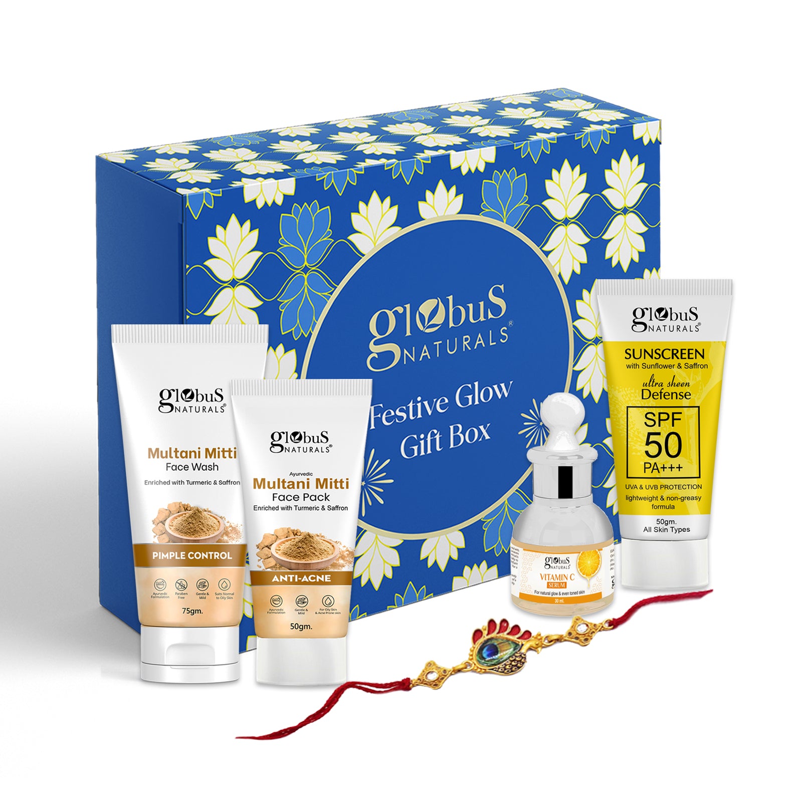 Globus Naturals Rakhi Gift Box: A Natural Celebration of Love and Tradition