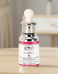 Globus Naturals Glycolic & 1% Salicylic Acid Anti Acne Face Serum, For Oily & Acne Prone Skin, Natural & Ayurvedic Formula, Chemical Free, Cruelty Free, 30 ml
