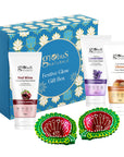 Globus Naturals Dazzling Diwali Gift Box Set of 3 Ubtan Face wash 75 gm, Lavender Face wash 75 gm & Red Wine Face wash 75 gm