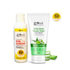 Globus Naturals Summer Sizzle Set - Sunscreen Lotion SPF 50++ 100 ml & Aloe Vera Neem Tulsi Face Wash 75 gm