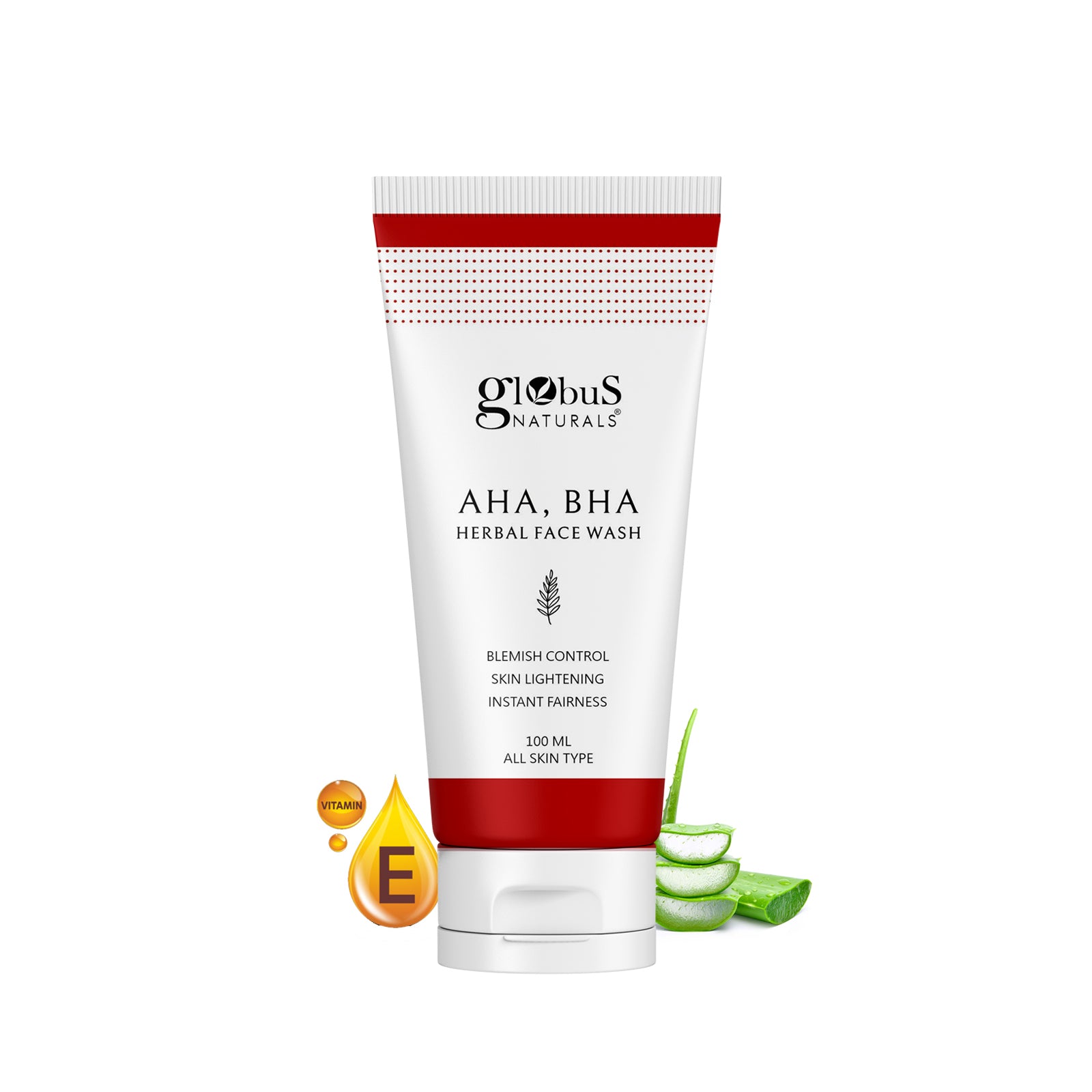 AHA, BHA Face wash 100gm – Globus Naturals