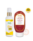 Globus Remedies Summer Sizzle Set - Sunscreen Lotion SPF 50++ 100 ml & AHA BHA Face Wash 100 ml