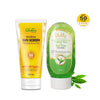 Globus Remedies Summer Sizzle Set - Glosika Sunscreen Lotion SPF 50++ 100 ml & Green Tea & Tea Tree Face Wash 100 ml