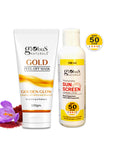 Summer Sizzle Set - Sunscreen Lotion SPF 50++ 100 ml & Gold Peel Off Mask 100 gm