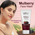 Mulberry Fairness Face Wash For Even Skin Tone, Deep Cleansing Moisturizing & Nourishing, Natural & Ayurvedic Formula, Chemical Free, Cruelty Free, Suitable For All Skin Types, 75 gm