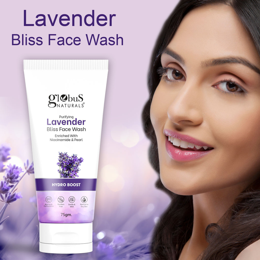 Purifying Lavender Face Wash For Hydro Boost Formula, Natural, Gentle & Mild, Suitable Normal to Dry Skin, 75 gm