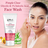 Herbal Pimple Clear Glycolic & 1% Salicylic Acid Face Wash, For Oily & Acne Prone Skin, 75 gm