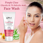 Herbal Pimple Clear Glycolic & 1% Salicylic Acid Face Wash, For Oily & Acne Prone Skin, 75 gm