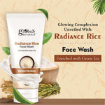Radiance Rice Face Wash For Skin Brightening, Suitable For All Skin Types, 75 gm