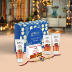 Rakhi Glow Radiance Kesar Chandan Gift Box Set of 4