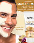 Globus Naturals Anti Acne Multani Mitti Face Pack, For Oily & Acne Prone Skin, 50 gm