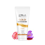 "Globus Naturals Gold Radiance Anti Ageing & Brightening Face Wash, Deep Cleansing, Anti Ageing, Brightening, Suitable For All Skin Types, 100gm