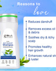 Globus Naturals Anti Dandruff Shampoo, For Dandruff and Itchy Scalp, Suitable For All Hair Types, 200 ml