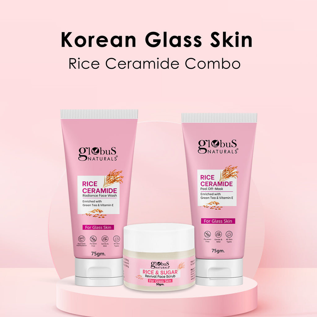 Rice Ceramide Combo For Korean Glass Skin, Set of 3