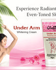 Globus Remedies Under Arm Whitening Cream, Skin Lightening Formula, Suitable For All Skin Types, 50 gm